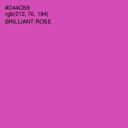 #D44CB8 - Brilliant Rose Color Image