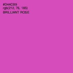 #D44CB9 - Brilliant Rose Color Image