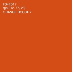 #D44D17 - Orange Roughy Color Image