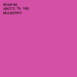 #D44FA6 - Mulberry Color Image