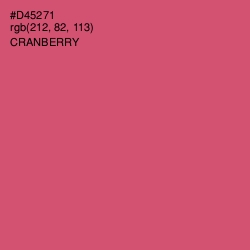 #D45271 - Cranberry Color Image