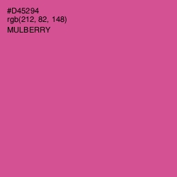 #D45294 - Mulberry Color Image