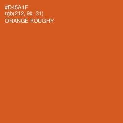 #D45A1F - Orange Roughy Color Image