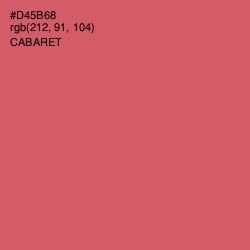 #D45B68 - Cabaret Color Image