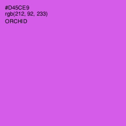 #D45CE9 - Orchid Color Image