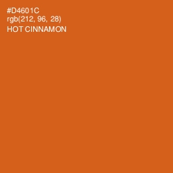 #D4601C - Hot Cinnamon Color Image