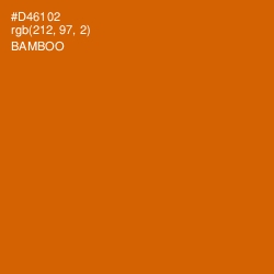 #D46102 - Bamboo Color Image
