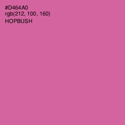 #D464A0 - Hopbush Color Image