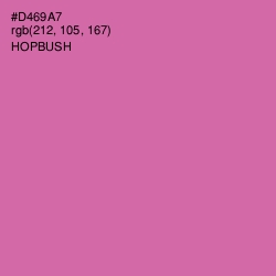 #D469A7 - Hopbush Color Image