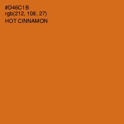 #D46C1B - Hot Cinnamon Color Image