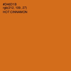 #D46D1B - Hot Cinnamon Color Image