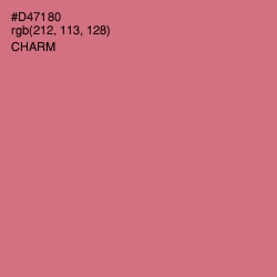 #D47180 - Charm Color Image