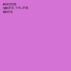 #D472D5 - Orchid Color Image