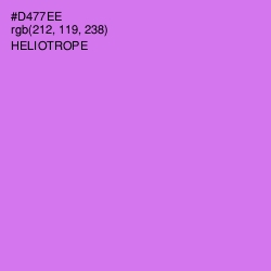 #D477EE - Heliotrope Color Image