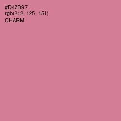 #D47D97 - Charm Color Image