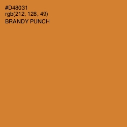 #D48031 - Brandy Punch Color Image