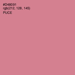 #D48091 - Puce Color Image