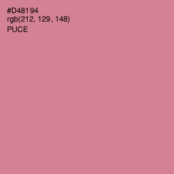 #D48194 - Puce Color Image