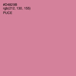 #D4829B - Puce Color Image