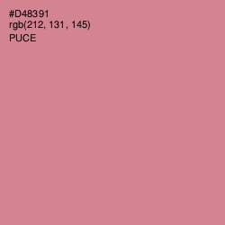 #D48391 - Puce Color Image