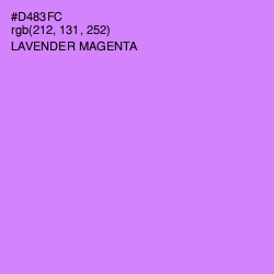 #D483FC - Lavender Magenta Color Image