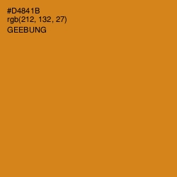 #D4841B - Geebung Color Image