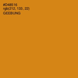 #D48516 - Geebung Color Image