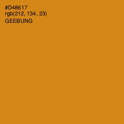 #D48617 - Geebung Color Image