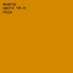 #D48700 - Pizza Color Image