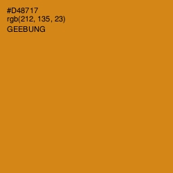 #D48717 - Geebung Color Image