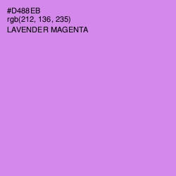 #D488EB - Lavender Magenta Color Image