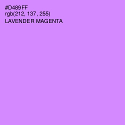 #D489FF - Lavender Magenta Color Image