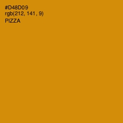 #D48D09 - Pizza Color Image