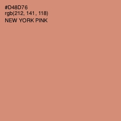 #D48D76 - New York Pink Color Image