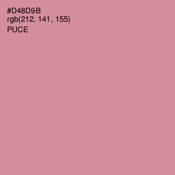 #D48D9B - Puce Color Image