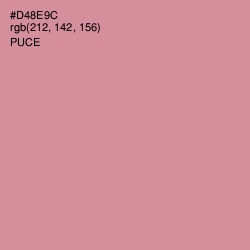 #D48E9C - Puce Color Image