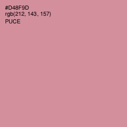 #D48F9D - Puce Color Image