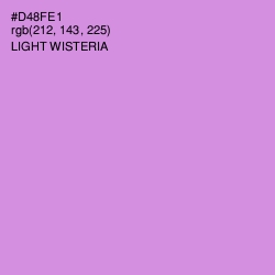 #D48FE1 - Light Wisteria Color Image