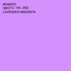 #D490FC - Lavender Magenta Color Image