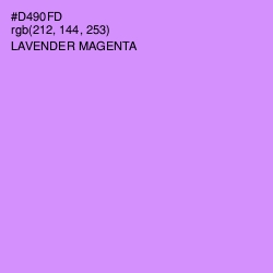 #D490FD - Lavender Magenta Color Image