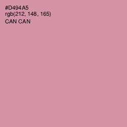 #D494A5 - Can Can Color Image