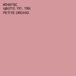 #D4979C - Petite Orchid Color Image
