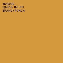 #D4993D - Brandy Punch Color Image