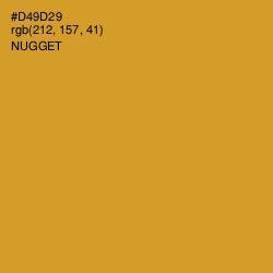 #D49D29 - Nugget Color Image