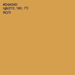 #D4A04D - Roti Color Image