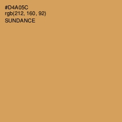 #D4A05C - Sundance Color Image