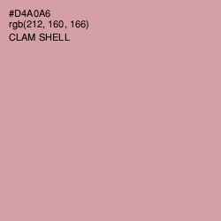 #D4A0A6 - Clam Shell Color Image