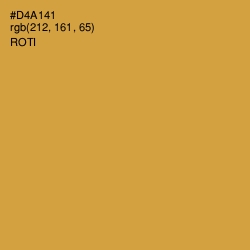 #D4A141 - Roti Color Image