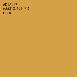 #D4A147 - Roti Color Image