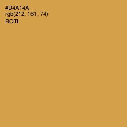 #D4A14A - Roti Color Image